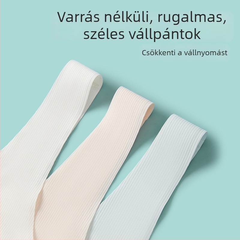 Lányok edzésmelltartója, 1. fázis, 9–13 éveseknek, nejlon/spandex bélés, mellény stílusú kivitel, merevítő nélkül, kényelmes