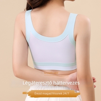Lányok sportmelltartója serdülőknek, légáteresztő és ütésálló, fejlődési szakaszban