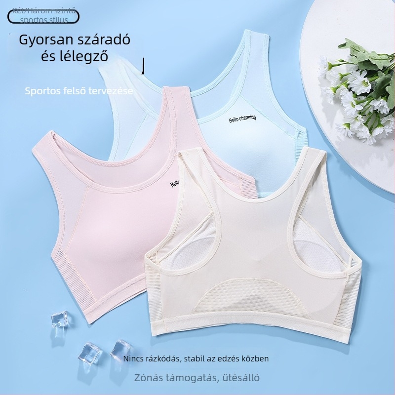 Stage One Lányok - I-alakú mellény, teljes kosár, ultra vékony formázott kosár szivaccsal, poliészter, viszkóz bélés