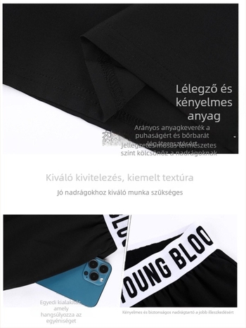 Férfi nyári sportos rövidnadrág, poliészter, lazább szabás, közepes rugalmasság, sporthoz