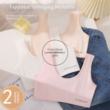 Pamut Phase 1 lányoknak, vékony top, 9–13 évesek