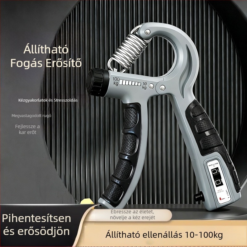 Fogás erősítő, 200 kg kapacitás, rugós feszítő mechanizmus, ABS anyag, minden korosztálynak megfelelő