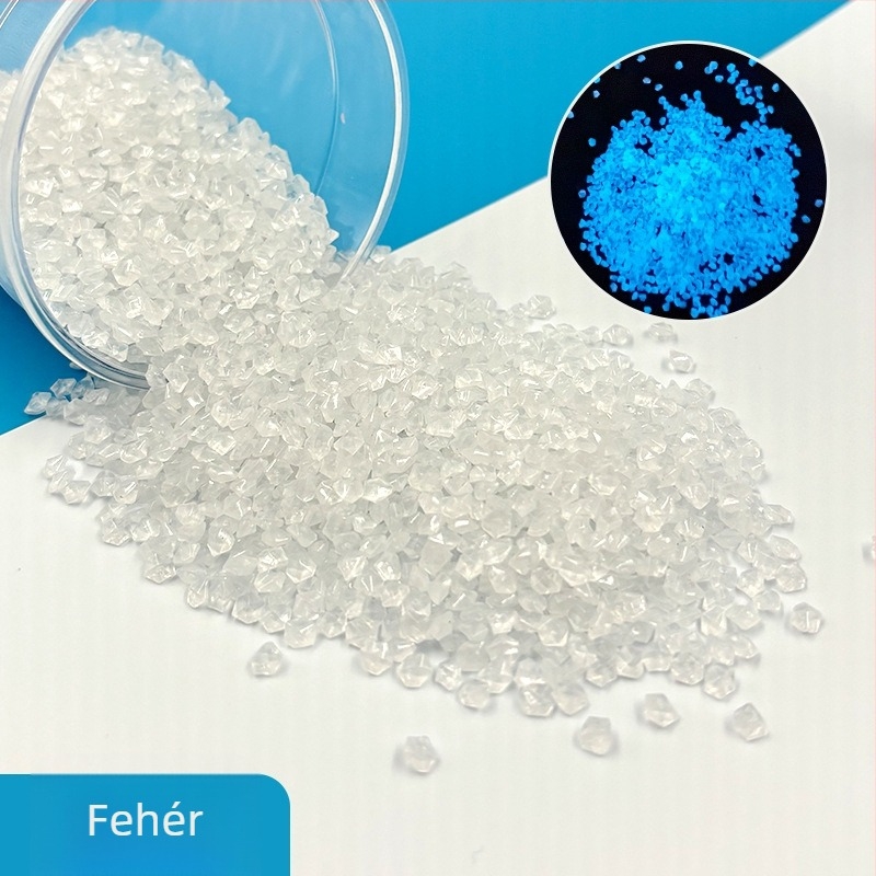 Fénylő homok és kavics kerthez és akváriumi tájhoz – világító kövek és kavicsok, 25 kg, csomagolás 200 darab, márka Jibiao, Landstone, származás Yiwu