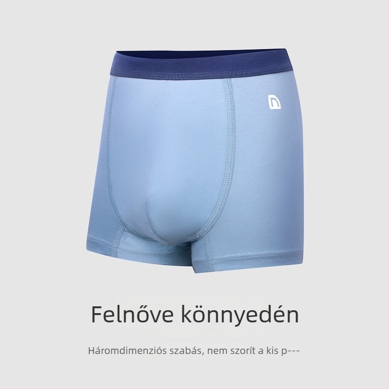 Fiúknak szánt pamut boxeralsó – 95% pamut, Class A biztonság, Roo cow márka, 8+ éveseknek, 2022 nyár