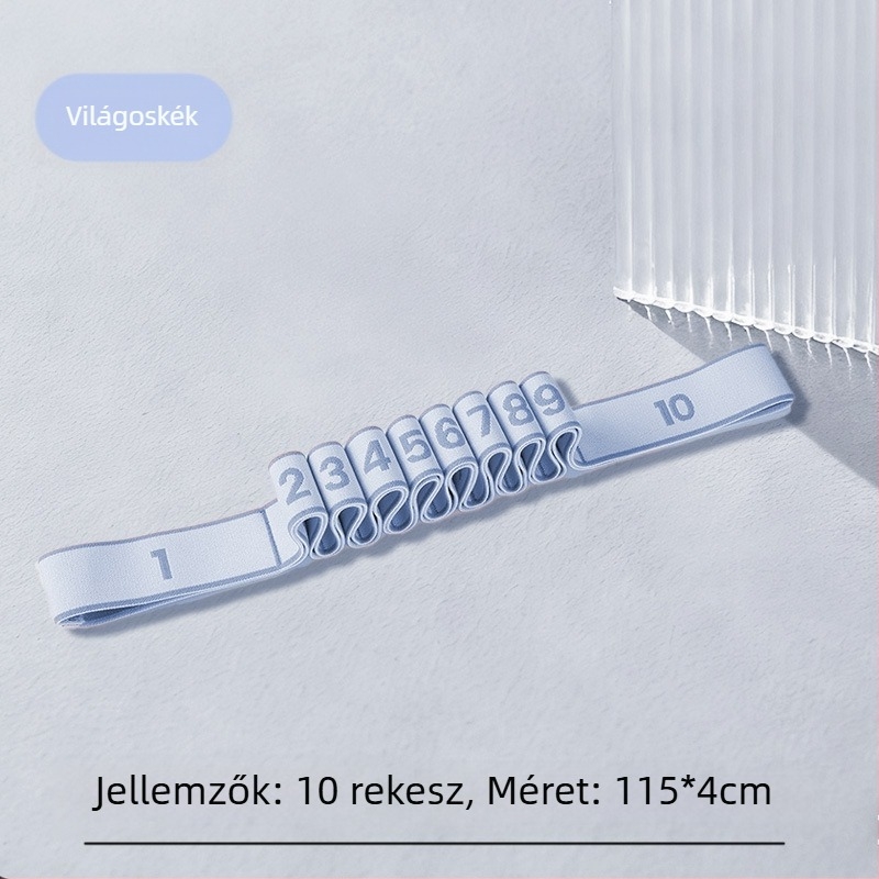 Táncellenállás-öv 8/10/12 részével, fitnesz jógaöv a derék és a láb nyújtásához, poliészter és latex, Lixiang