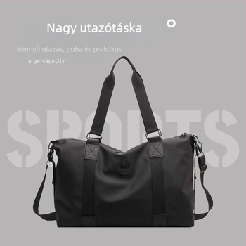 Uniszex kereszttáska és kézi utazótáska, többfunkciós, nagy kapacitású, 20–35 L, nylon, vízálló, ultrakönnyű, hőszigetelt, kopásálló, gerincvédelem, vágásálló, utazásokhoz, edzőterembe és sporthoz.