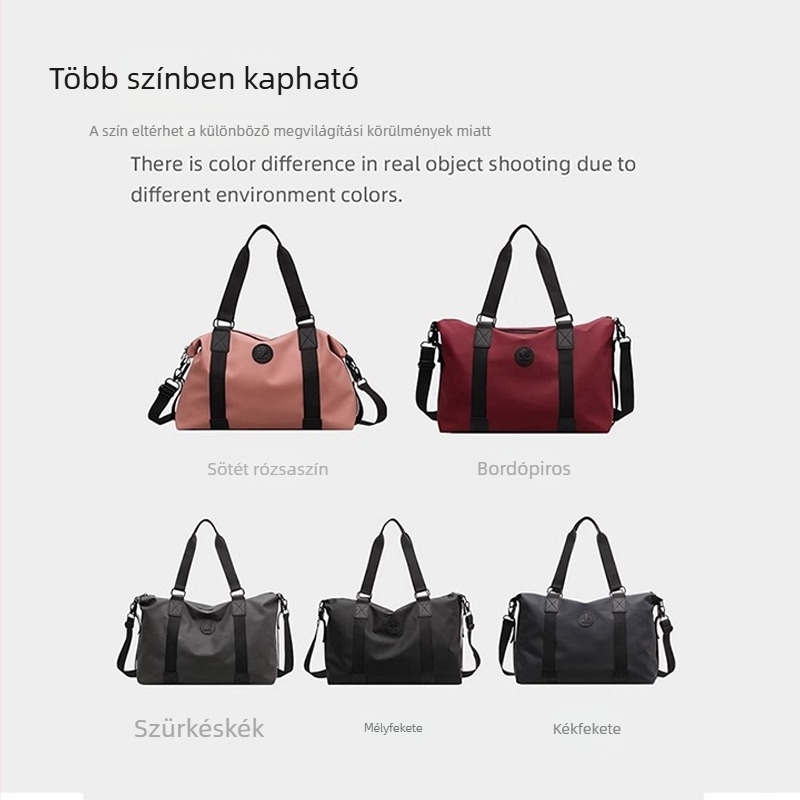 Uniszex kereszttáska és kézi utazótáska, többfunkciós, nagy kapacitású, 20–35 L, nylon, vízálló, ultrakönnyű, hőszigetelt, kopásálló, gerincvédelem, vágásálló, utazásokhoz, edzőterembe és sporthoz.