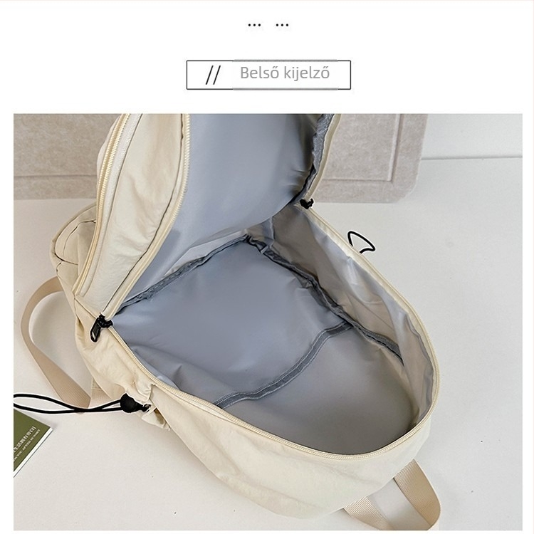 Unisex kültéri mini hátizsák, nylonból, 20 L alatti kapacitás, 14 hüvelykes laptophoz illeszkedik, vízálló, görbült vállpántok