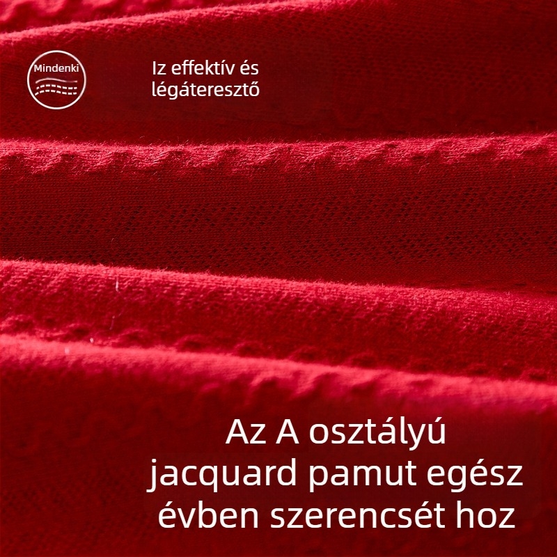 Lányok pamut alsóneműi, A-osztályú pamut, Ló éve, Zodiákus, Piros újévi szín, Szorításmentes derék