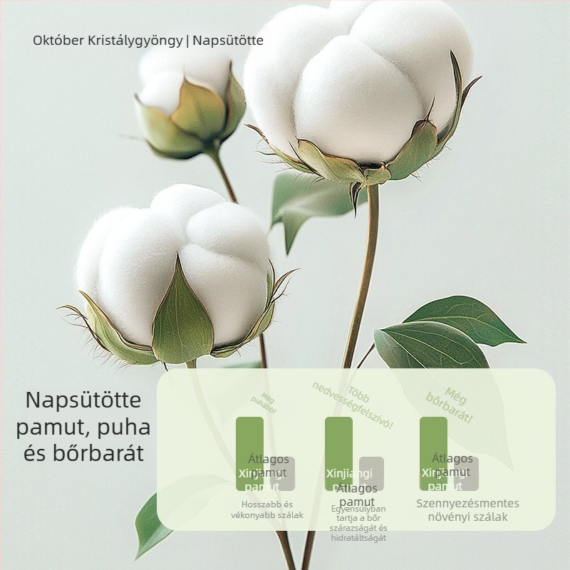 Gyerekeknek szánt fehérnemű, uniszex, 95% pamut, October Crystal márka, 1–3 éves korosztálynak
