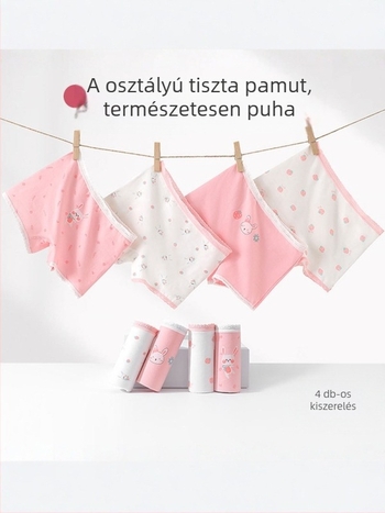 Ben Tai Bear 10A antibakteriális gyerekeknek – pamut alsónemű, légáteresztő, 95% pamut, 5% elasztán, lányoknak 8 éves kor felett.