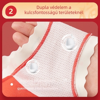 Lányoknak szóló pamut-keverék alsónemű, Osztály A, középső derekú, 47,5% pamut, 8 év feletti gyermekeknek