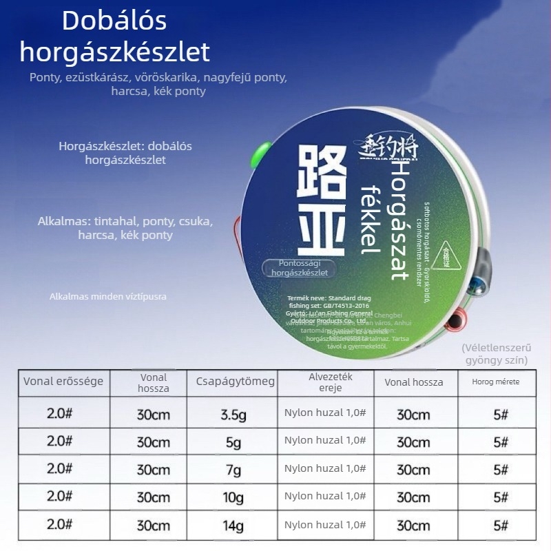 Kárpáti horgászat damil készlet, őszi-téli szezonhoz, PE anyag