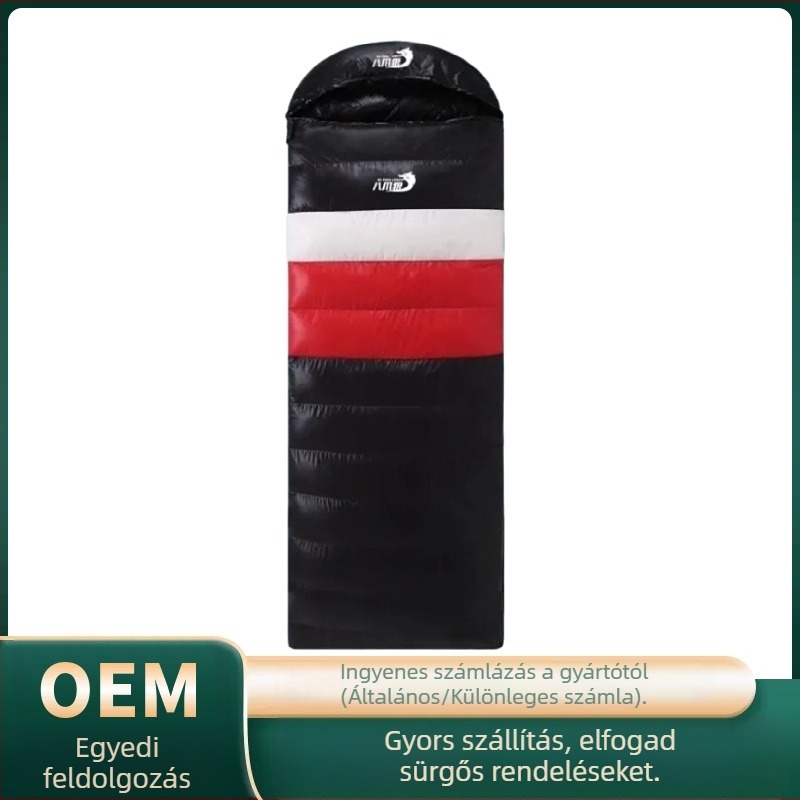 Hálózsák szabadtéri kempingezéshez — ultra-könnyű, töltet: goose down silk, bélés: nylon, anyag: nylon, boríték-stílusú, felnőtteknek