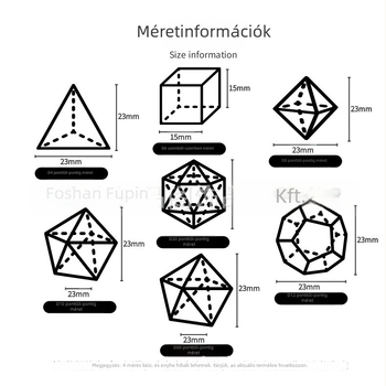 Dobókockák természetes kristálykövekből, derékszögű kialakítás, húsz oldalú, testreszabás elérhető, licencelt magáncímke
