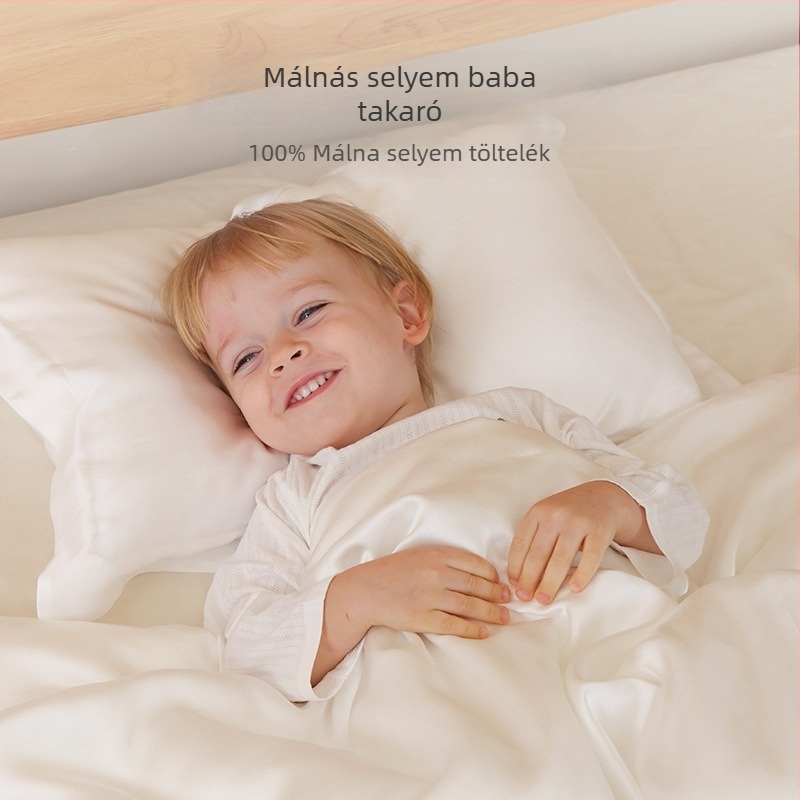 Gyerekeknek való selyem takaró 100–200 g, Mulberry selyem, Négy évszakos, Modern minimális stílus, 3–6 éveseknek