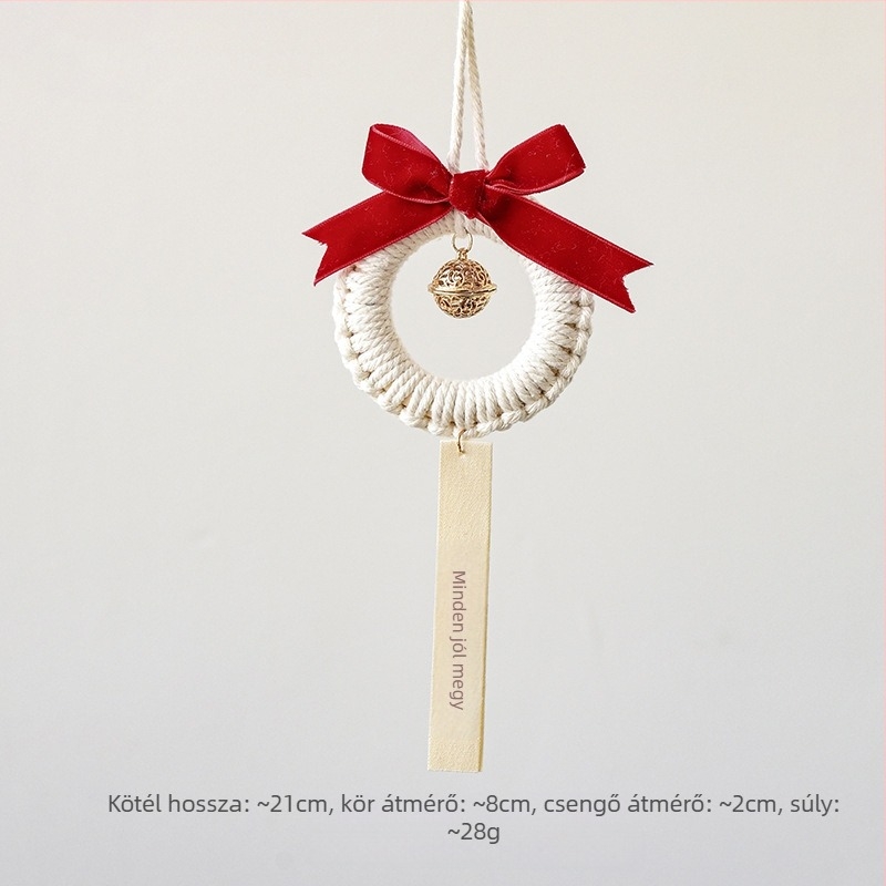 Nuchi Újévi harang-dísz áldást hozó karakterrel és zodiákus motívummal, mini lógó medál a tavaszi fesztiválhoz