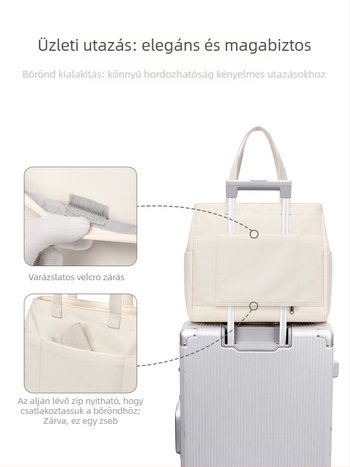 Nylon edzés táska – jóga tote, crossbody kialakítás, kapacitás 20–35 L, vízálló, laptoprekesz