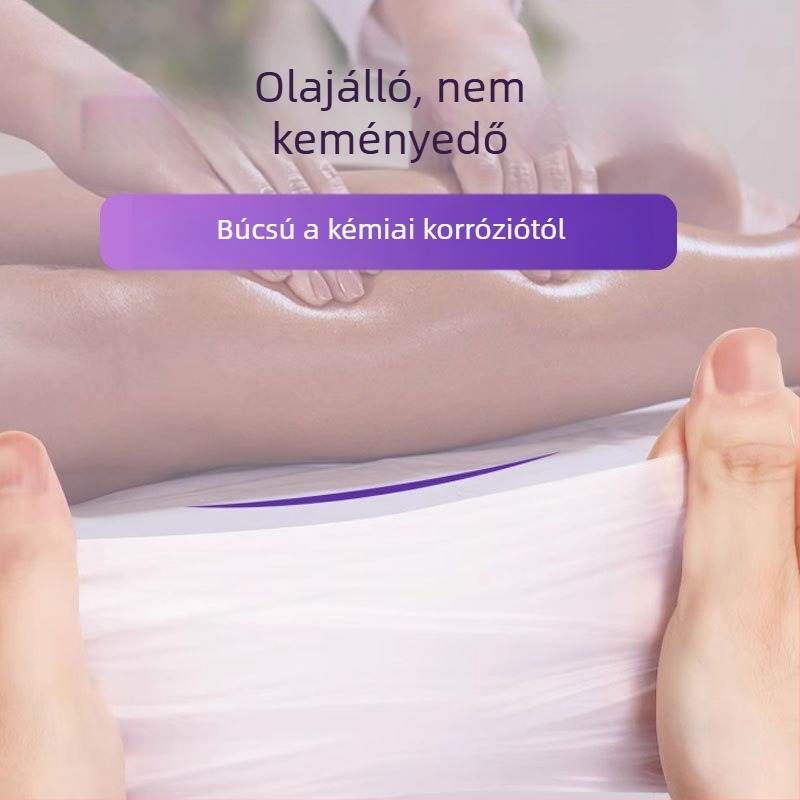 Egyszer használatos masszázs kesztyű PVC-ből, csúszásmentes, átlátszó kialakítás, vastagság legfeljebb 0.05 mm, Yingke modell