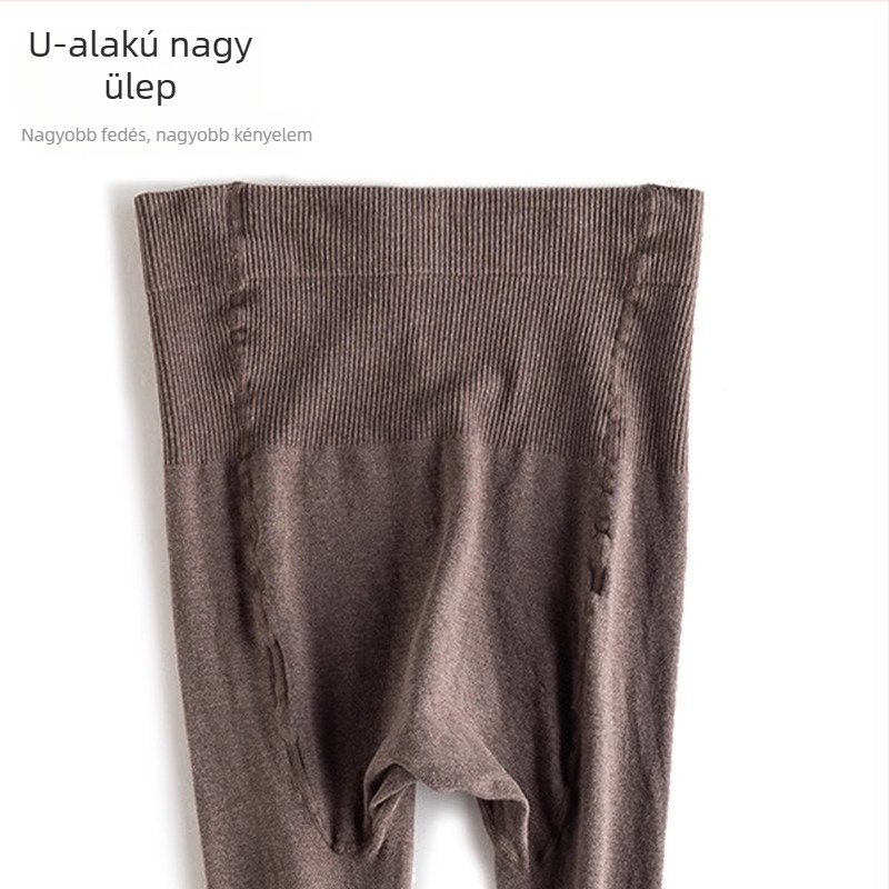 Plusz méretű pamut alap harisnya fleece béléssel, tavaszra, őszre és télre, vastag, csúszásmentes, extra-nagy