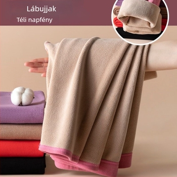 Női téli leggings velúr bélésű - kettős réteg, extrán vastag anyag, poliészter keverék