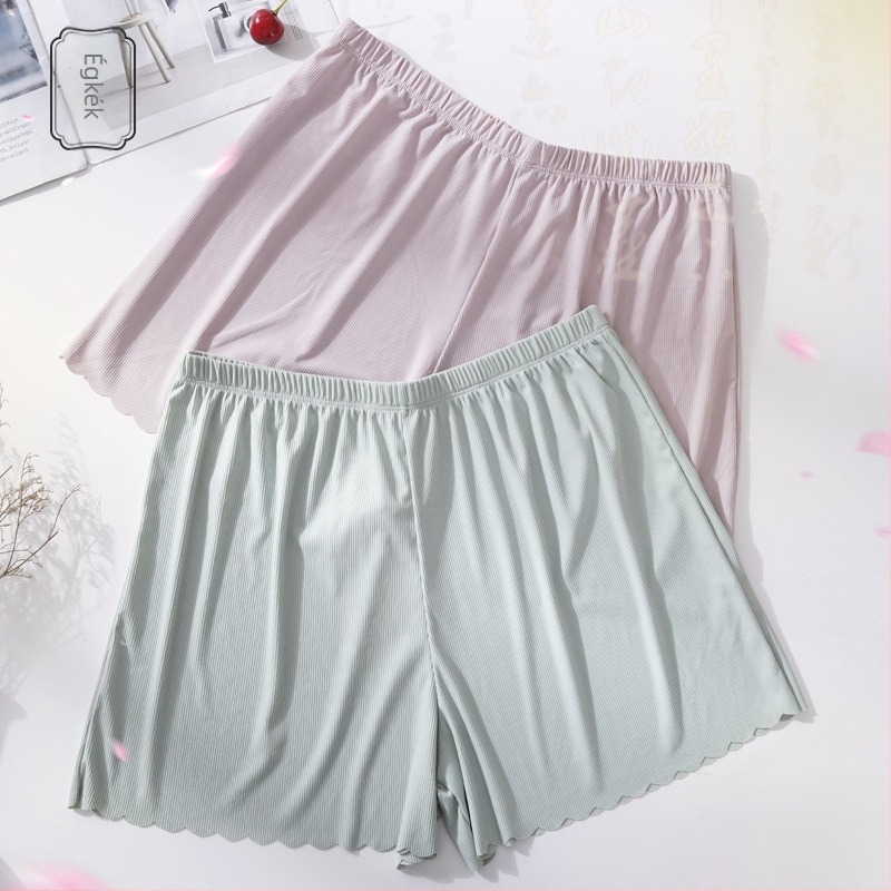Női légáteresztő biztonsági nadrág nylon-spandex anyagból, kötött szövet, középmagas derék, pamut-spandex bélés