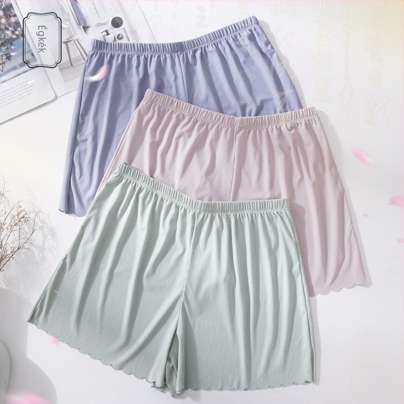 Női légáteresztő biztonsági nadrág nylon-spandex anyagból, kötött szövet, középmagas derék, pamut-spandex bélés