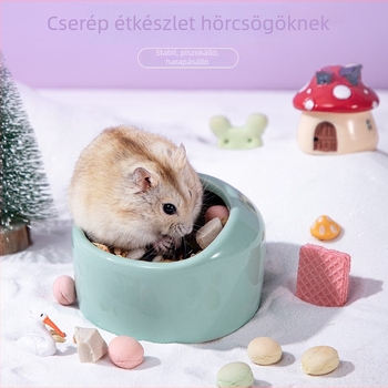 Hörcsög kerámia etetőtál, Chengxi márka, Kisállat etetőeszközök, Származás Shandong