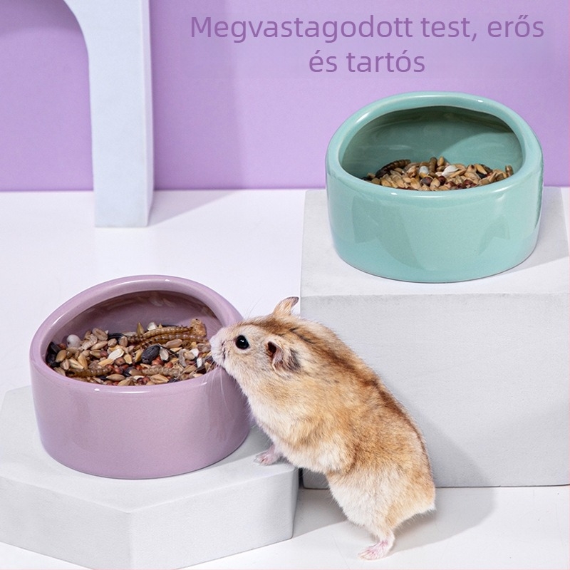 Hörcsög kerámia etetőtál, Chengxi márka, Kisállat etetőeszközök, Származás Shandong