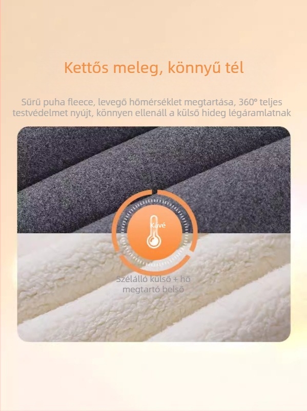 Női báránygyapjú béléses leggings, magas derekú, karcsú szabás, fleece bélés, vastag és meleg kültéri viselethez