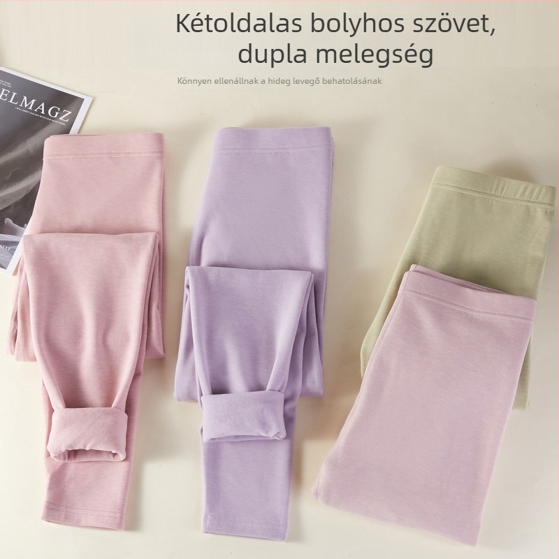 Női Lyocell termikus leggings, plusz méret, vastag és meleg, gyors felmelegedés