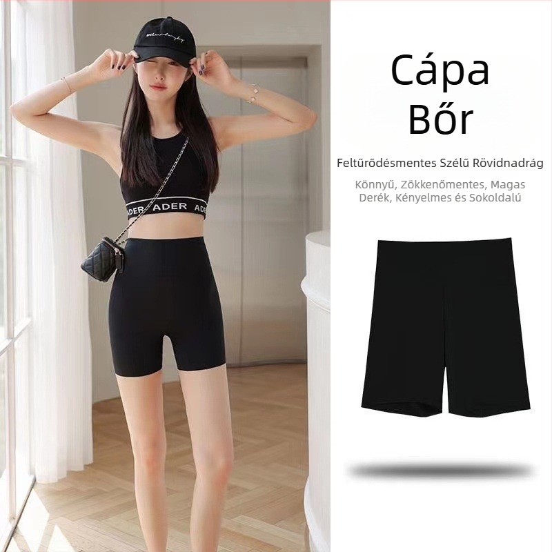 Plusz méretű, 3/4 hosszúságú Shark rövidnadrág és leggings nőknek, nyárra, ultrakönnyű, csípőemelés és hasformálás, Barbie-stílusú kerékpáros nadrág