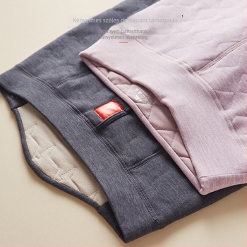Uniszex gyapjú belső fleece béléses téli nadrág, háromrészeg izoláció, extrán vastag 501–600 g/m²