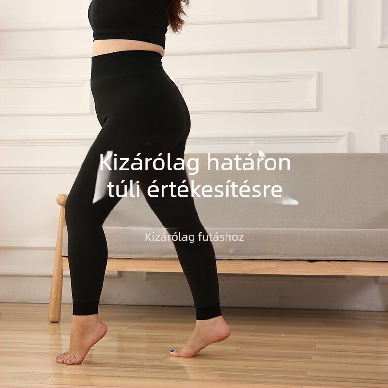 Velúr belsővel bélelt leggings és lábszár-harisnya, meleg, vastag, plusz méret