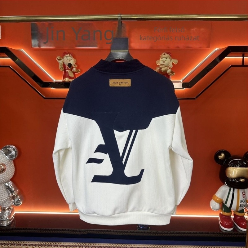 Férfi patchwork baseballdzseki, őszi 2024, casual és divatos