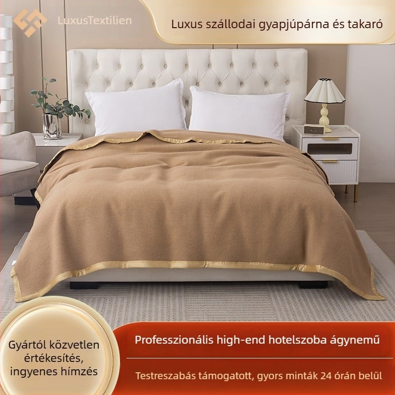 Szállodai gyapjú takaró, 300–499 g, tél, modern minimalista stílus, kiváló minőség