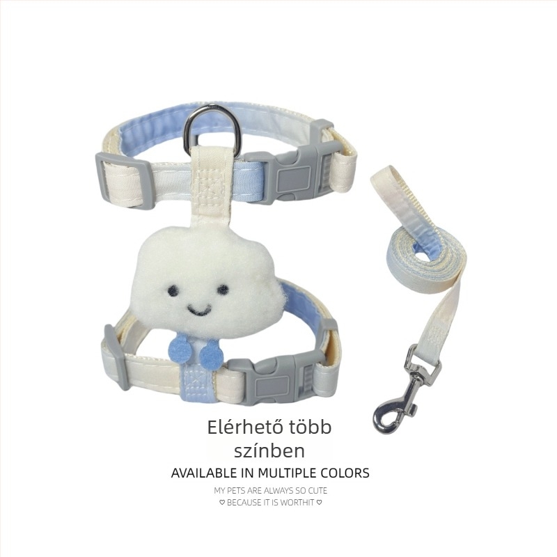 I-alakú szökésbiztos macska póráz és hám - nylon