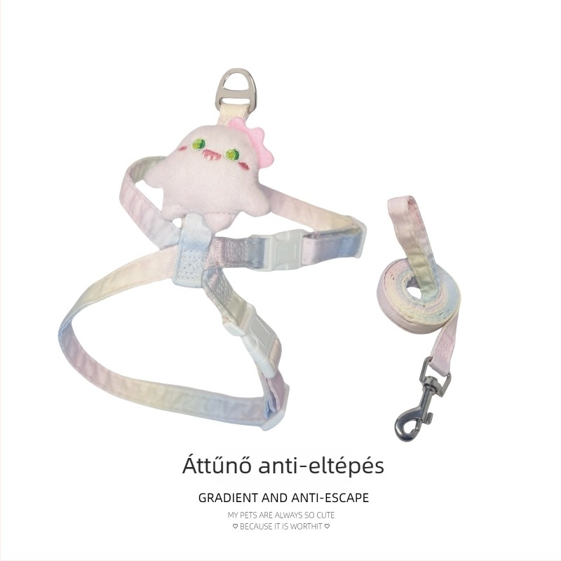 I-alakú szökésbiztos macska póráz és hám - nylon