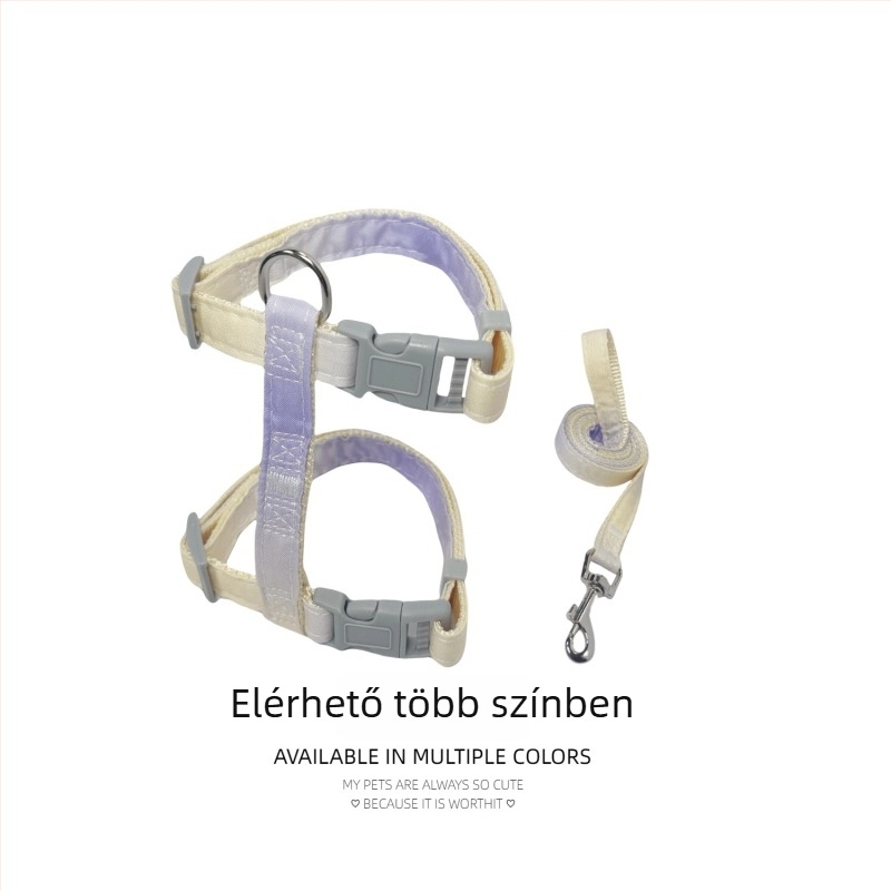 I-alakú szökésbiztos macska póráz és hám - nylon