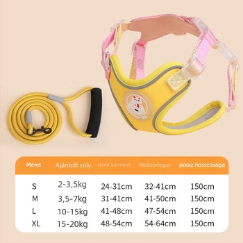 Macska és kutya univerzális anti-szökési póráz, poliészter, márka Meow and, eredet Zhejiang, kategória: vontatószalag