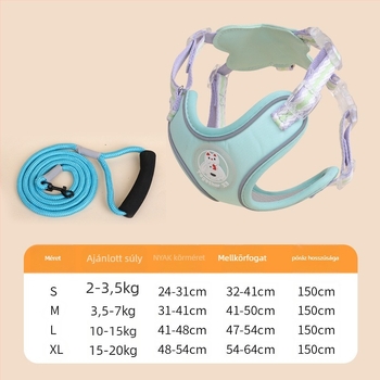 Macska és kutya univerzális anti-szökési póráz, poliészter, márka Meow and, eredet Zhejiang, kategória: vontatószalag