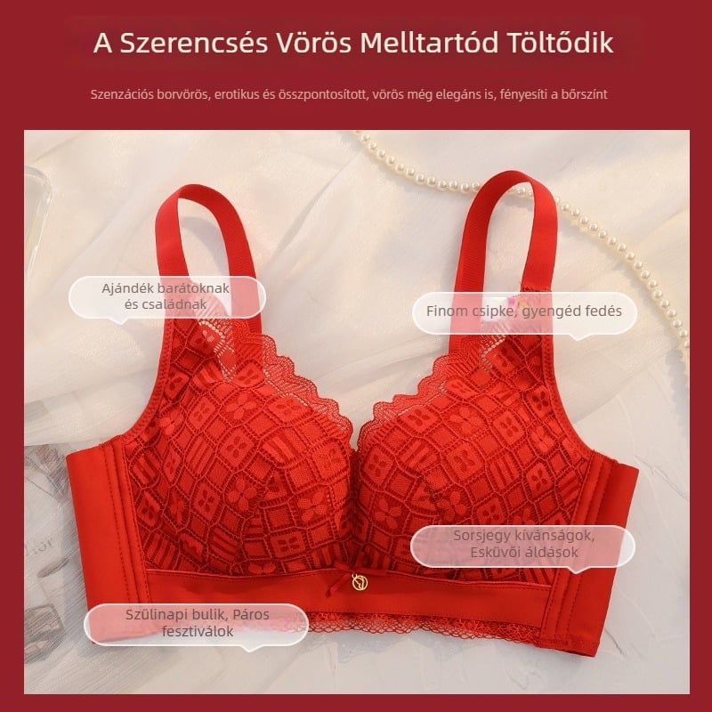 Melltartó és alsónemű szett, 3/4 kosár, vékony formázott kosár, felső támasz, modal anyag, hátul négy sor kapocs