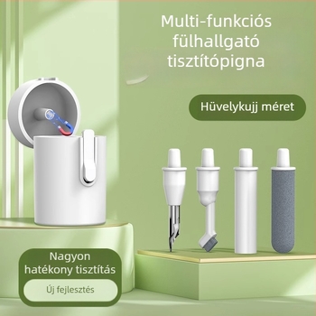 Q5D tisztító készlet fejhallgatókhoz — tisztító toll, mini hordozható poreltávolító kefék, ABS, 100G