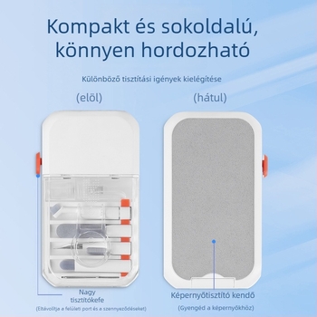 Q14 tisztító készlet, 14-in-1 ABS készlet laptopokhoz, okostelefonokhoz és tabletekhez