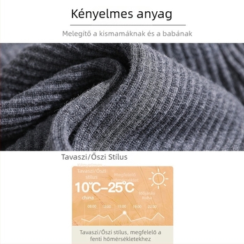 Terhességi pocak-támasztó leggings, vastag pamutból, bokáig érő hossz, szűk fazon, 90% pamut