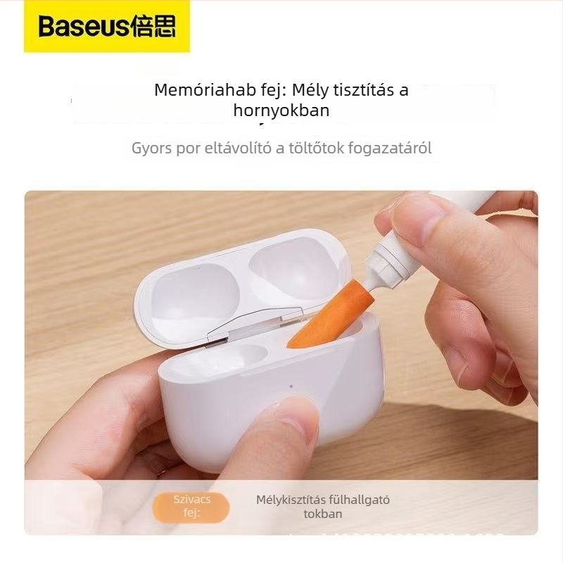 Fülhallgató tisztító toll – univerzális kompatibilitás, ügynök csatlakozás támogatása, modell Earphone Cleaning Pen