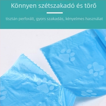 Kutyapiszok zacskók, HDPE, síknyílású kialakítás, normál vastagság, Grid márka