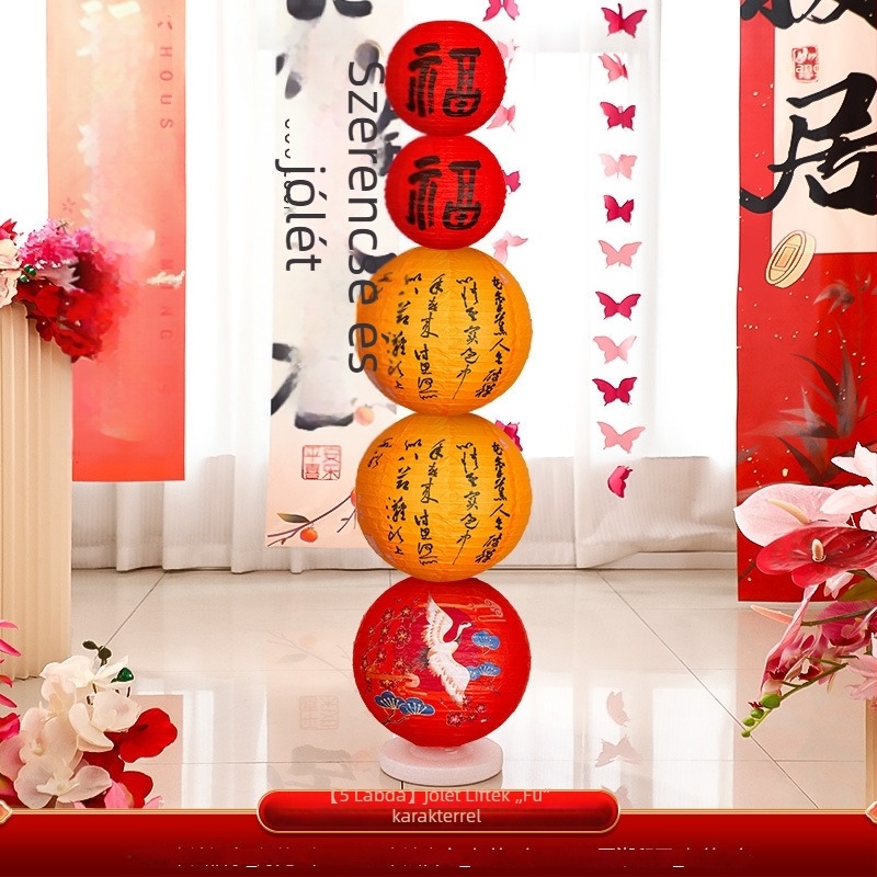 Dongyang Orange Nuoyi Bai papírlámpa – kínai stílusú lámpa, rekvizítum a helyszín elrendezéséhez