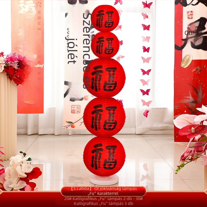 Dongyang Orange Nuoyi Bai papírlámpa – kínai stílusú lámpa, rekvizítum a helyszín elrendezéséhez