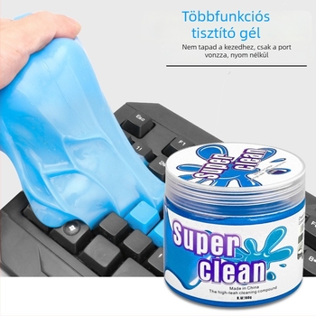 Gumis alapú tisztító gél – Town Head Crystal Edition, alkalmas laptopra, mobiltelefonra, számítógépre és digitális fényképezőgépre
